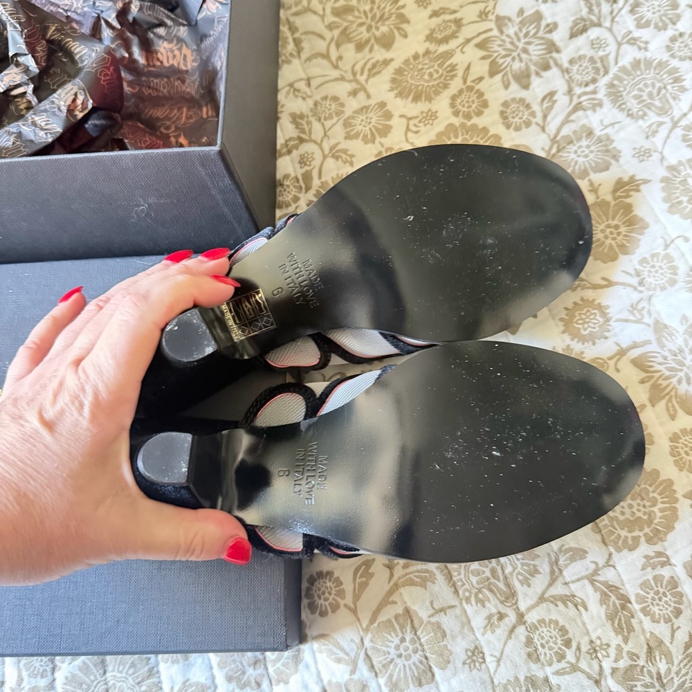 Kat von d Von D shoes spiderweb kitten heels - Picture 4 of 5